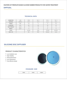 DiffuSil Sleeve for Wastewater Treatment Flexible Tube Sleeve for Fine Bubble Diffuser Aeration System Industrial Plants - Product Image 2