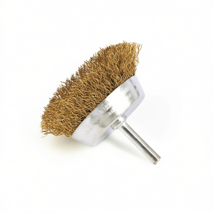 TTAKE Cup <b>Wire</b> <b>Brush</b> 6 Mm Shank Steel Abrasive <b>Brush</b> For Metal Polishing - Product Image 2