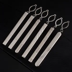 Tùy chỉnh thực hiện khắc logo phù hợp với áo sơ mi kim loại Khuy măng sét tie clip Khuy măng sét Tie Bar Tie Pin bộ