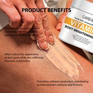 Crème hydratante raffermissante, éclaircissante et blanchissante pour le corps, enrichie en vitamine C, pour femmes - Product Image 4