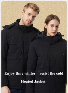 Maydays Tech 2023 hiver populaire mode lavable 3 vitesses température imperméable USB veste chauffante pour Sport de plein air escalade - Product Image 6