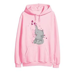 Sweat-shirts à capuche en molleton surdimensionnés à manches longues imprimés et respirants pour femmes, style hiver automne, avec poche, nouveau motif - Product Image 1