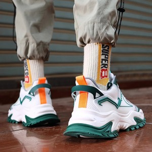 <span class=keywords><strong>Chaussures</strong></span> Décontractées de Sport en Maille Polyvalentes pour Hommes, Rehaussées, pour Entraînements en Salle, Course en Extérieur, Fitness, <span class=keywords><strong>Cross</strong></span> Training, Style Respirant - Product Image 4