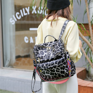 Fashion Designer School <strong>Backpack</strong> Wholesale Women Outdoor Handbag Purse Knapsack PU Leather Sexy <strong>Leopard</strong> Girls <strong>Backpack</strong> - Product Image 2