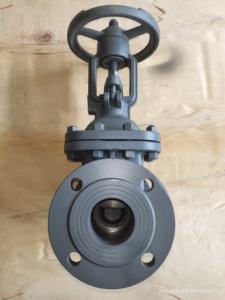 Válvula <span class=keywords><strong>de</strong></span> Compuerta <span class=keywords><strong>de</strong></span> Acero al Carbono WCB con Brida <span class=keywords><strong>de</strong></span> Cuña, Alta Presión, Duradera, DN250 PN16 PN25 PN40, Estándar Ruso con Marcado EAC - Product Image 2