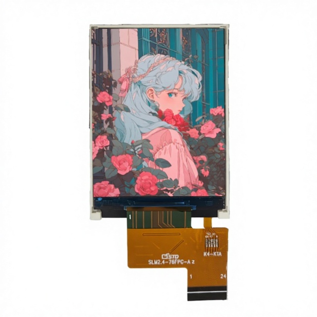 2.4inch 240x320 IPS MCU8BIT TFT LCD Display High Customization Quality Assurance Industrial Grade HMI Solutions