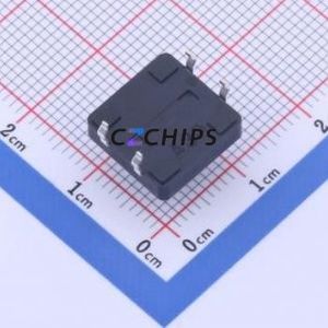 GT-TC152B-H085-L1 Tactile Switch Through hole-4P,12x12mm Switch Single Pole Single Throw Round Button 2.5N Through Hole - Product Image 2