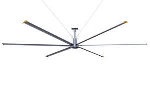 Ventilador <span class=keywords><strong>de</strong></span> Techo Reversible HVLS Negro Grande <span class=keywords><strong>de</strong></span> 5 m para Patio, Porche, Garaje, <span class=keywords><strong>Hacienda</strong></span> - Product Image 6