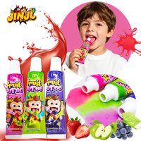 Vente en gros Nouveautés 2026 Bonbons liquides, saveurs raisin, pomme et fraise, bonbons liquides style dentifrice et bonbons d'Halloween