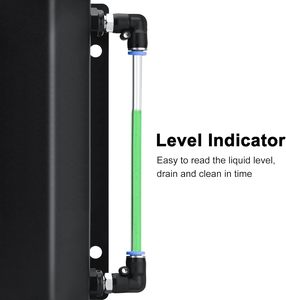 Новый универсальный для гонок, 2 л, черный Алюминиевый Газовый энергетический радиатор охлаждающей жидкости, резервуар для восстановления - Product Image 5