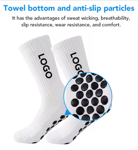 Thể Thao Ngoài Trời Thoáng Khí Mồ Hôi Hấp Thụ Không Trượt Grip Bóng Rổ Bóng Đá Vớ Cho Bảo Vệ Chân - Product Image 3