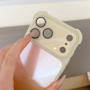 เคสโทรศัพท์กระจกนิรภัยลายไล่สีเลเซอร์รุ่นใหม่ล่าสุดสำหรับ iPhone 13 14 15 16 17 18 pro max ป้องกันการกระแทกทั้งสี่มุม - Product Image 3