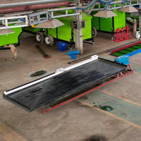 Table vibrante à gravité, machine de séparation pour l'or alluvial, le tungstène et le minerai d'étain