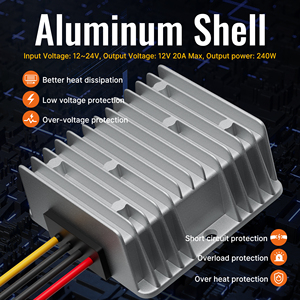 18V đến 12V Buck chuyển đổi M18 pin Adapter nối ổ cắm <span class=keywords><strong>DC</strong></span> điều chỉnh điện áp - Product Image 4