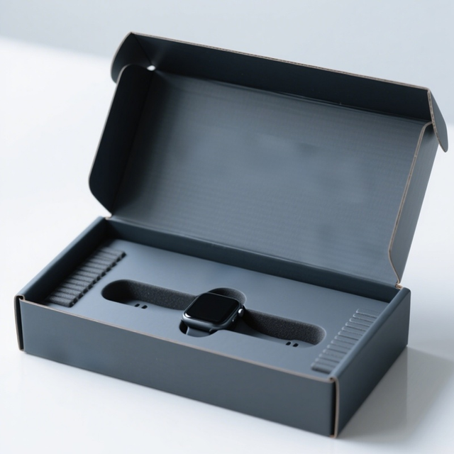 Custom Printed Color Paper Cardboard Gift Box Wholesale, 3C Digital Product Paper Packaging Box Printing for Smart Watch