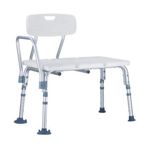 Chaise de douche médicale blanche SUNCARE SC6030B-KD, vente chaude en Chine, réglable en hauteur, siège de <span class=keywords><strong>transfert</strong></span> pour baignoire avec dossier et accoudoirs - Product Image 2