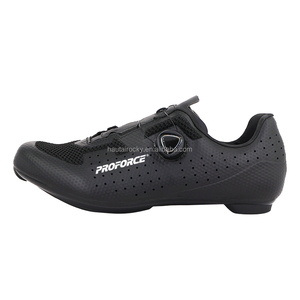 Zapatillas de ciclismo para hombre superventas con diseño de hebilla de malla transpirable logotipo OEM personalizado para bicicleta de carretera para todas las estaciones - Product Image 1