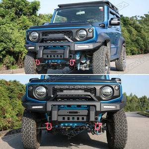 Pare-chocs de <span class=keywords><strong>voiture</strong></span> en acier 4x4 de qualité supérieure avec DRL, pare-chocs avant en acier inoxydable pour <span class=keywords><strong>Suzuki</strong></span> <span class=keywords><strong>Jimny</strong></span> JB64 JB74 2018+ - Product Image 5