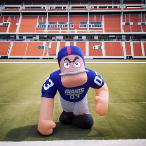 Mascotte géante gonflable de joueur de football |   Modèle gonflable pour fête de sport et pique-nique |   Modèle publicitaire aérien personnalisé pour entreprises - Product Image 4