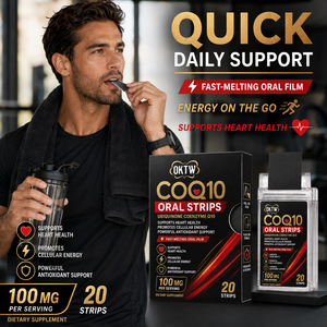 OEM CoQ10 Oral Strips Fast Melt Oral Film with Coenzyme Q10 for <b>Heart</b> Wellness, Sugar Free B2B - Product Image 4