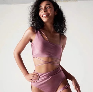 Abbigliamento personalizzato per ragazze al Neon di moda personalizzata abiti attillati attirare pantaloncini a giarrettiera a vita alta Pole Dance Wear - Product Image 5