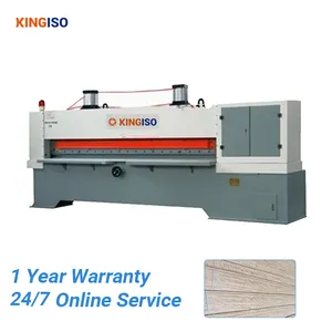 KINGISO China Supplier Single Knife Veneer Clipping Guillotine Machine Veneer Cutting