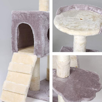 Fabricant d'arbre à chat brun de luxe xxl extra large personnalisé vente en gros de tour d'arbre à chat robuste meilleur vendeur grattoir pour chats de grande taille