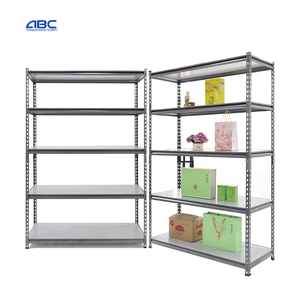 Sistema de Estanterías de 5 Niveles sin Pernos, Protección Contra la Corrosión, Unidad de Estanterías de Almacenamiento para Almacén, Estantes de Acero Antioxidantes - Product Image 5