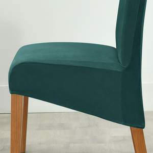 Kitchen Banquet <strong>Dining</strong> Room <strong>Chair</strong> <strong>Covers</strong> Wholesale Custom Luxury Plain Thickened Flannel <strong>High</strong> <strong>Back</strong> XL Size Customizable 500 Pcs - Product Image 5