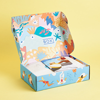 Nouvelle conception de boîte cadeau rectangulaire pliable en carton ondulé écologique haut de gamme, avec laminage mat et gaufrage, pour savon cadeau