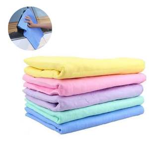 منشفة فائقة الامتصاص من إسفنج بولي فيرا فائقة الجفاف سريعة الجفاف لغسيل السيارات منشفة شامواه ماصة للغاية للعناية بالشمع مصنوعة من الجلد المدبوغ - Product Image 5