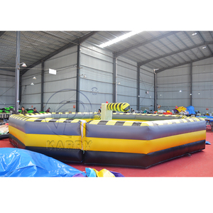 <span class=keywords><strong>Juego</strong></span> Inflable Comercial Wipeout para 8 Jugadores con Brazos Giratorios, Arena de Desafío de PVC Resistente para Carnavales, Fiestas y Alquiler de Eventos - Product Image 3