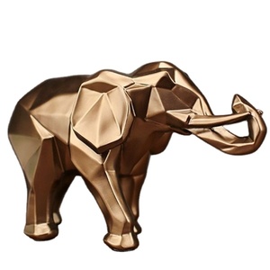Estatua <span class=keywords><strong>de</strong></span> elefante <span class=keywords><strong>de</strong></span> fibra <span class=keywords><strong>de</strong></span> vidrio <span class=keywords><strong>de</strong></span> resina gigante, accesorios decorativos para interiores y exteriores - Product Image 1
