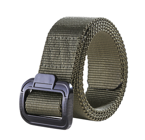 เข็มขัดผ้าใบ HB9298 ขนาด 120 ซม. พร้อมหัวเข็มขัดพลาสติกแบบวงแหวน สีเขียว ดำ กากี น้ำตาล - Product Image 2