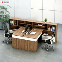 JIUSHUN Mobilier de bureau modulaire moderne et personnalisé, postes de travail minimalistes pour 2, 4, 6 ou 8 personnes