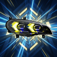 Phares LED compatibles BMW X5 E70 2007-2013, mise à niveau au style laser G-Series Arrow DRL avec animation de démarrage dynamique