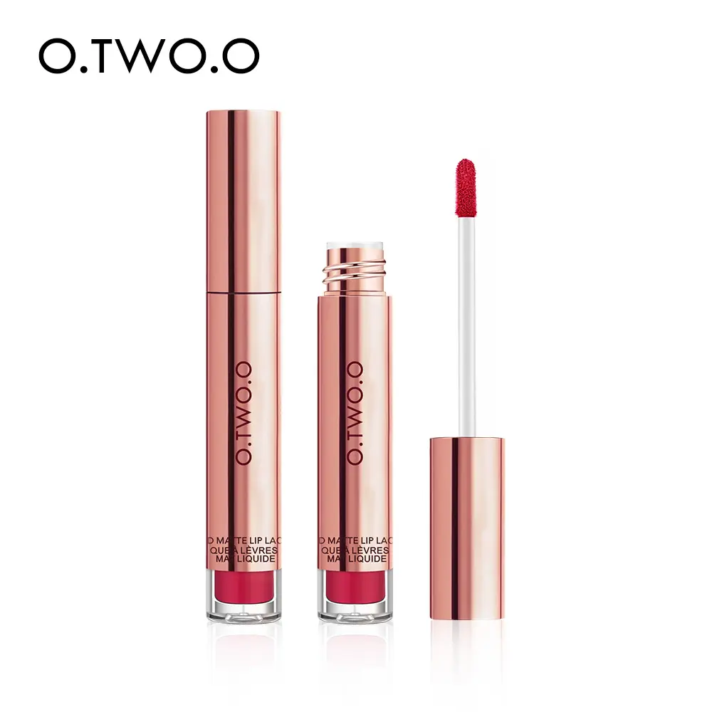 O.TWO.O แต่งหน้าผู้ผลิตขายส่งริมฝีปาก Matte คุณภาพดีเยี่ยมลิปสติก Matte Liquid ลิปสติก