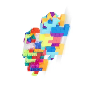 용준 YJ 핫 DIY 빌딩 블록 자기 구조 세트 교육 장난감 정보 퍼즐 큐브 68 조각