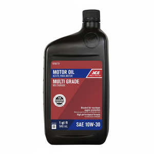 น้ำมันเครื่อง ACE Automotive Lubricant ป้องกันการสึกหรอ SAE 10W-30 แพ็ค 6 ขวด ขนาด 1 ควอร์ต 550068238 - Product Image 1