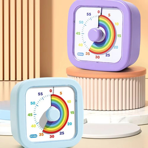 Temporizador de Dibujos Animados al por Mayor, Reloj Despertador Visual de Cuenta Regresiva de 60 Minutos para el Aprendizaje de la Gestión del Tiempo y Uso en la Cocina - Product Image 5