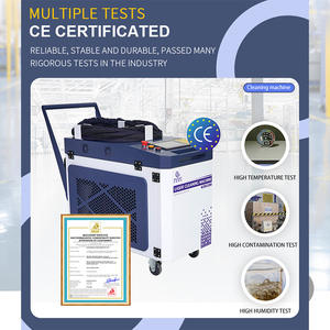 100w 200w 300w 500w 1000w bois métal peinture élimination de la rouille portable fibre impulsion laser machine de nettoyage - Product Image 2