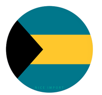 Sous-verres pour porte-gobelets de voiture avec drapeau des Bahamas, base antidérapante, lot de 2, accessoires intérieurs de voiture pour femmes et hommes