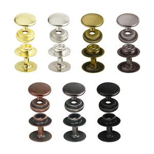 Boutons-pression colorés en laiton plaqué pour vêtements et accessoires de manteau, vente chaude, boutons-pression en laiton 201 - Product Image 5