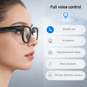 Lunettes Intelligentes Q11 avec IA ChatGPT, Caméra Meta, Traduction, Étui de Charge, Transfert Wi-Fi, Appel Vocal BT, Enregistrement Vidéo et Fonction Lunettes de Soleil - Product Image 2
