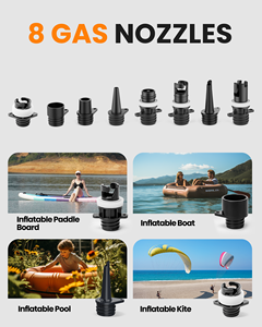 Pompe à air électrique rechargeable OutdoorMaster VORTEX <span class=keywords><strong>PRO</strong></span> 20PSI 57.7Wh, écologique, pour l'utilisation dans les lacs et les rivières - Product Image 6