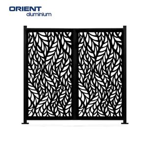 รั้วตกแต่งลานบ้านคุณภาพสูงแบบตัดด้วยเลเซอร์สำหรับฉาก<span class=keywords><strong>กั้น</strong></span>โลหะแบบตัดด้วยเลเซอร์ ลดราคาสุดฮอตประจำปี 2026 - Product Image 3