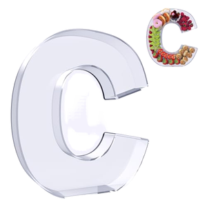Bandeja <span class=keywords><strong>de</strong></span> Servir con Forma <span class=keywords><strong>de</strong></span> Letra/Número <span class=keywords><strong>de</strong></span> Acrílico para Decoración <span class=keywords><strong>de</strong></span> Fiestas <span class=keywords><strong>de</strong></span> <span class=keywords><strong>Cumpleaños</strong></span> - Product Image 2
