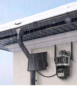 ระบบรักษาความปลอดภัยพลังงานแสงอาทิตย์8MP AOV กล้องวงจรปิดบันทึก24ชั่วโมง360 PTZ พร้อมการตรวจจับการเคลื่อนไหวเครือข่าย4G ความละเอียด4K เซ็นเซอร์ CMOS - Product Image 3