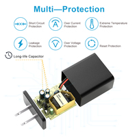 Adaptateur secteur 9V 2A de classe 2 certifié UL avec prise américaine pour terminal de point de vente