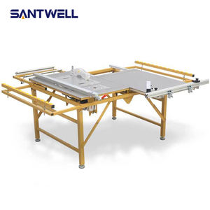 Scie à table pliante portable pour le travail du bois (sans lame), scie à table coulissante de précision avec rail dissimulé, établi de <span class=keywords><strong>menuiserie</strong></span> - Product Image 1